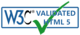 Validated HTML5!
